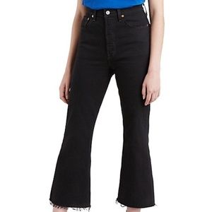 Levi's Ribcage Crop Flare Jeans
